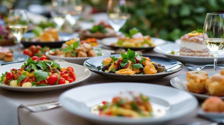 menu de traiteur pour événements