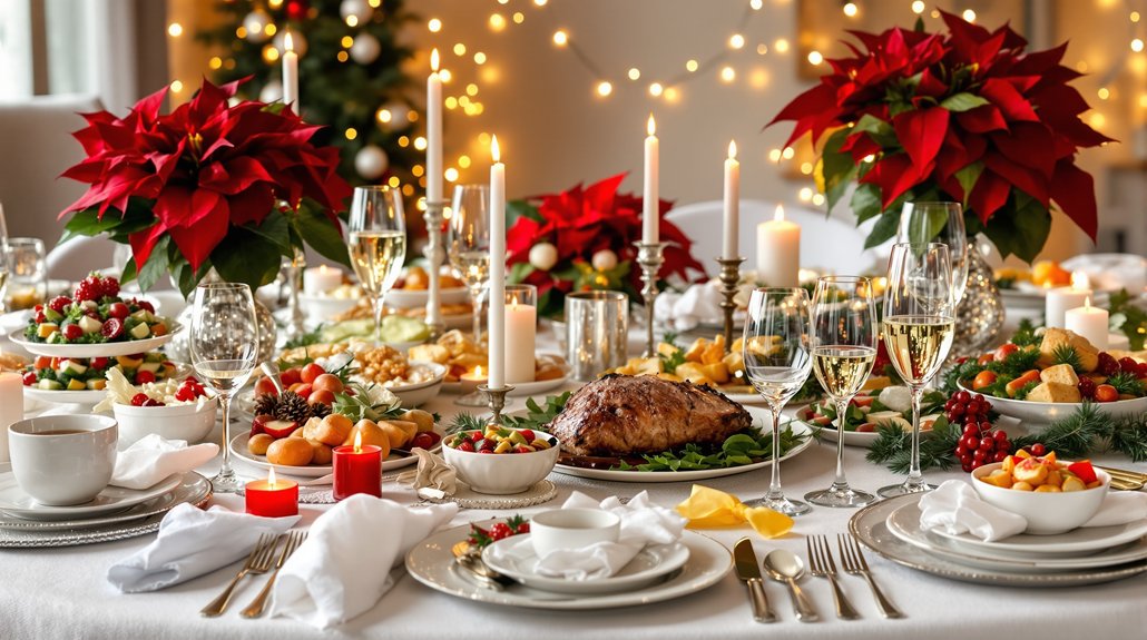 menu de succès pour le traiteur de Noël