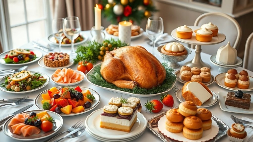 essentiels pour la planification du festin de Noël