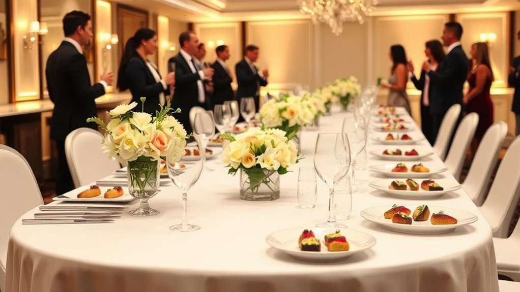 solutions de restauration pour événements d'entreprise