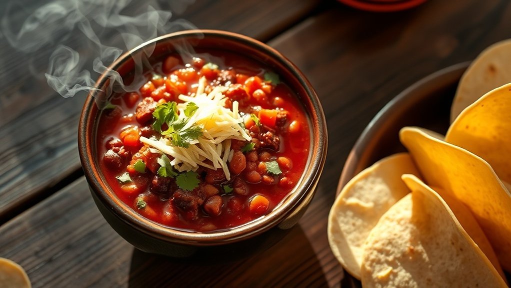 évolution de l'histoire du chili con carne