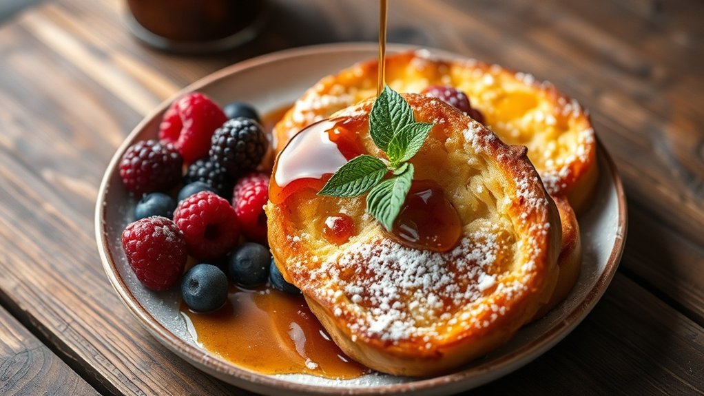 Ingrédients pour le pain perdu classique