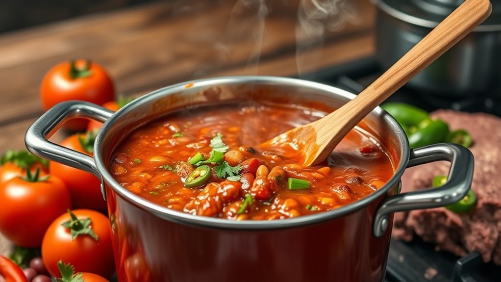 préparation de chili étape par étape